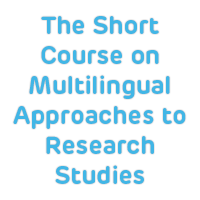 2025 Short Course on Multilingual Approaches to Research Studies (MARS) Banner